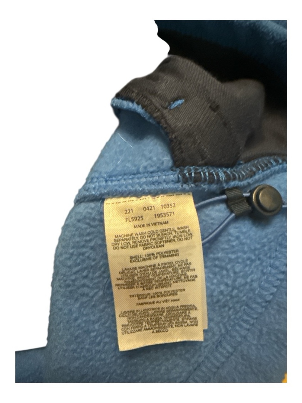 Columbia PFG Half-Zip Fleece Pullover Jacket with Green Trim Size Medium pockets - Picture 6 of 6